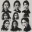 娱乐圈知名女演员人物索引头像,黑料百科档案图